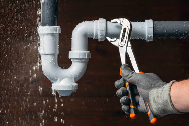 Professional Sewer Line Repair technician working in Camp Lake, WI